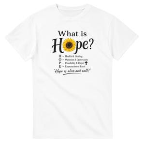 Christian HOPE T-Shirt - Faith Based Religious Tee - Unisex Heavyweight