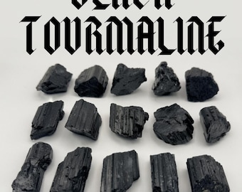 Black Tourmaline - Protection, Absorbs Negative Energy - Ethically Sourced!