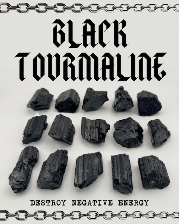 Black Tourmaline - Protection, Absorbs Negative Energy - Ethically Sourced!