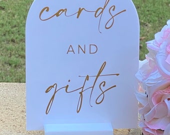 5 x 7 Gift Table signs