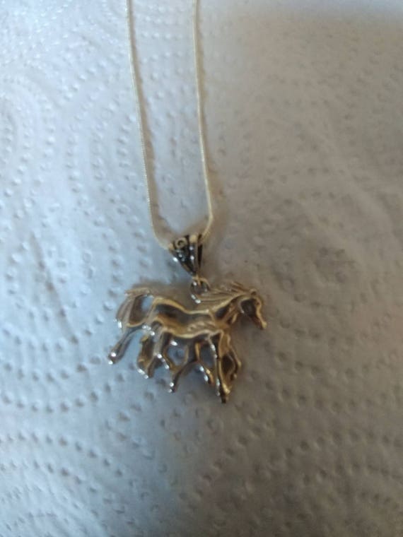 Unique Electroplating Galloping Horse Pendant DIY Jewelry Making Accessories