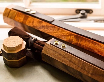 Figure Sapele Fly Fishing Case