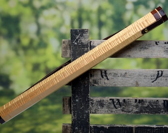 Curly Maple Personalized Fly Rod Case