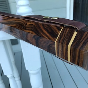 Zebra Wood Fly Fishing Case
