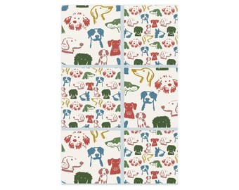 DOG PATTERN POSTER