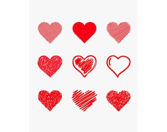 Red Heart Art Print