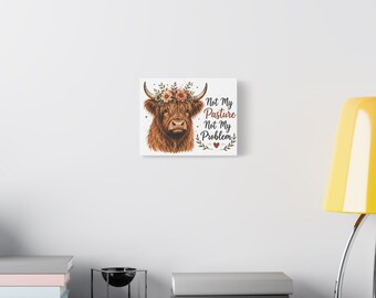 High Land Cow Canvas