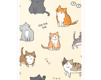 Cat Sticker Sheet