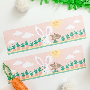 Somebunny is One Invitation GIRL Bunny Birthday Invitation Somebunny is One Invite Bunny Invite Easter Bunny Birthday Invitation image 9