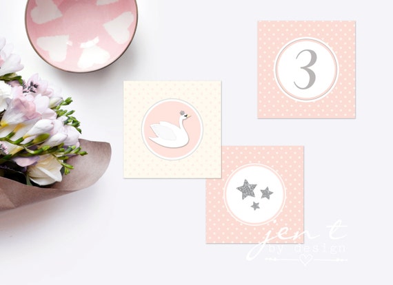 Swan Cupcake Toppers Il_570xn