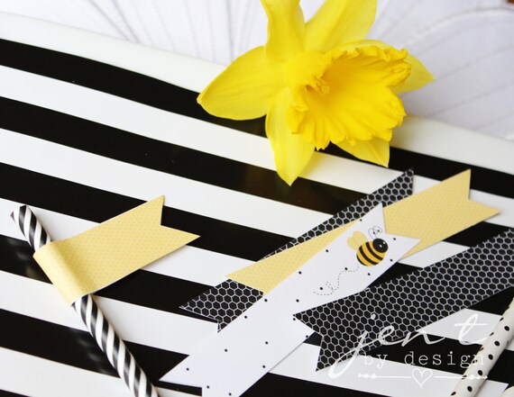 Bumble Bee Straw Flags Il_570xn