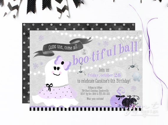 Ghost Invitation | Halloween Party | Halloween Birthday | Halloween Invite | Halloween Invitation | Ghost Birthday | Ghost Party Il_570xn