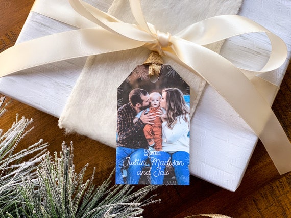 Photo Christmas Tags | Personalized Christmas Tags | Christmas Gift Tag | Christmas Tags | Photo Gift Tags | Picture Christmas Tags Il_570xn