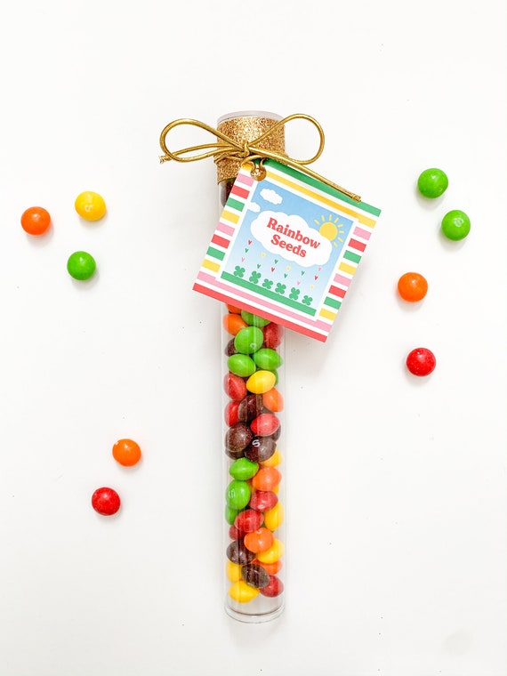 Rainbow Seeds Tag | St. Patrick's Day Tag | Rainbow Seeds St. Patrick's Day Tag | St. Patrick's Day Rainbow Tag | St. Patrick's Printable Il_570xn