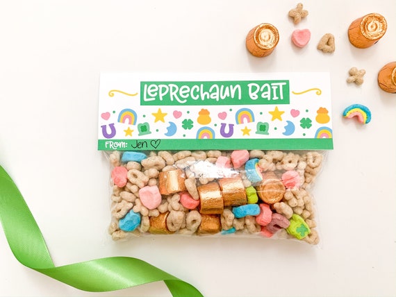 Leprechaun Bait Tag | St. Patrick's Day Treat Topper | St. Patrick's Day Tag | Leprechaun Bait Treat Bag Topper | Leprechaun Tag Il_570xn