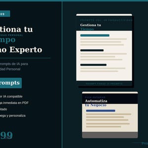 15 Prompts de IA para Gestionar tu Tiempo | Productividad | Emprendedores y Profesionales