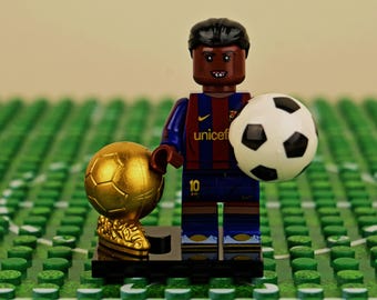 MOC - Ronaldinho - Minifigura, juguete de construcción, compatible con Lego, regalo para el Día del Niño, Happy Feet