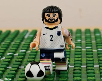 MOC-- Kyle Walker Minifigure - Center Back & Right Back Hybrid, Birthday Gift for Soccer Lovers