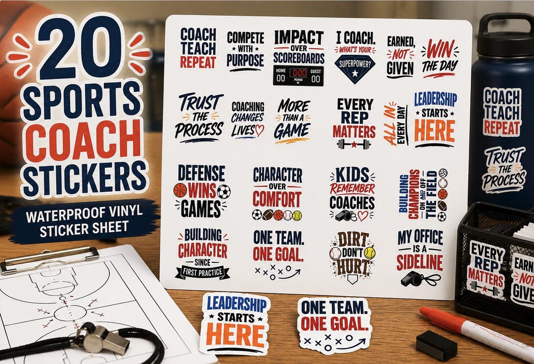 Motivational Sports Coach Stickers | Motivational Quotes, Teamwork ...