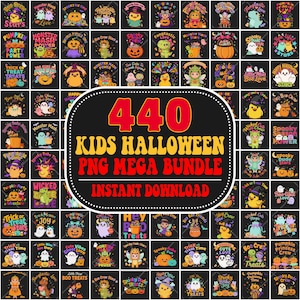Kids Halloween PNG Bundle | Ghost Friends Collection | Spooky Goose | Pumpkin Patch Graphics | Autumn Shirt