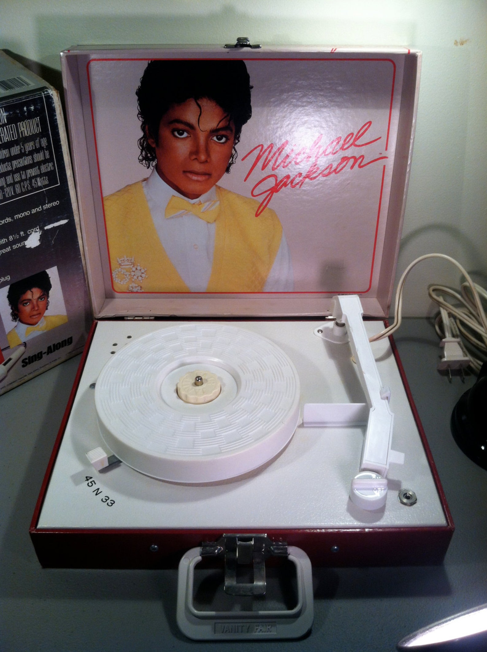 Vintage Michael Jackson Record Player In Original Box 1984. Etsy