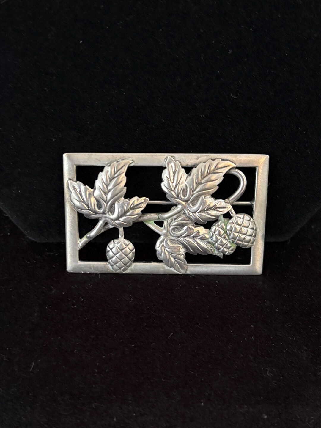 Silver Raspberry Vintage Sterling Silver Raspberry Brooch - Etsy