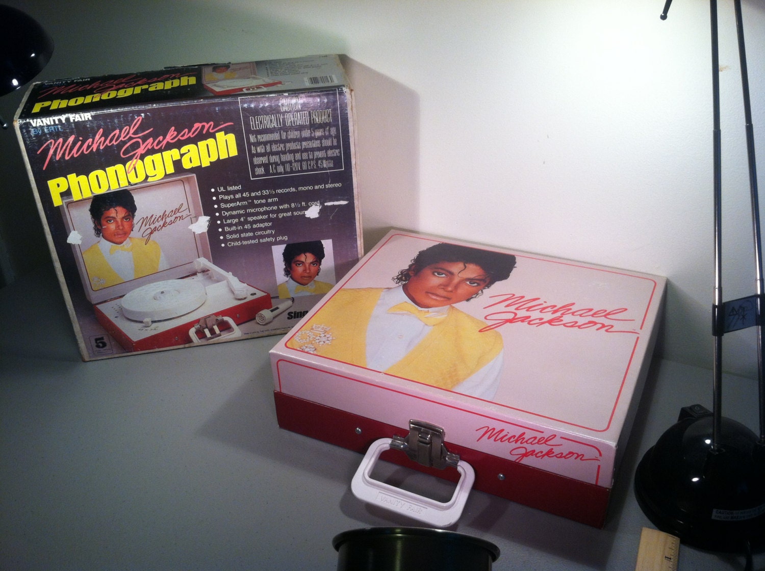 Vintage Michael Jackson Record Player In Original Box 1984. Etsy
