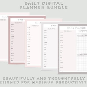 Undated Digital planner bundle, goodnotes planner, notability planner, weekly digital planner, daily digital planner, digital to do list
