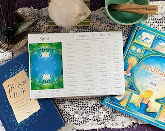 Spirit Affirmation, Magnetic Word Kit for Playing with Light and Exploring the Soul
