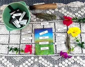 Holistic Healing Fridge Poetry, Wellness Affirmation Magnets
