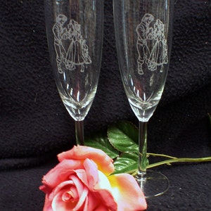 Rapunzel from Disney Tangled Prince Charming Wedding YOU PICK Glasses or Knife set Regular or Personalized