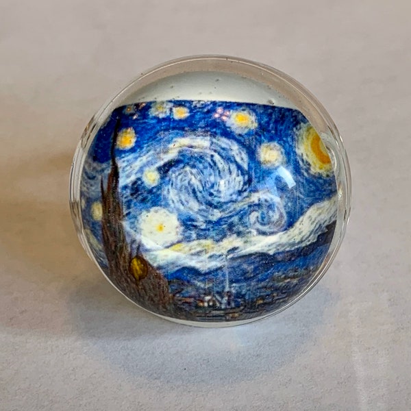 The Starry Night Ring - Starry Night Ring - Van Gogh Ring - Art - Ring - Vincent Van Gogh - Jewelry