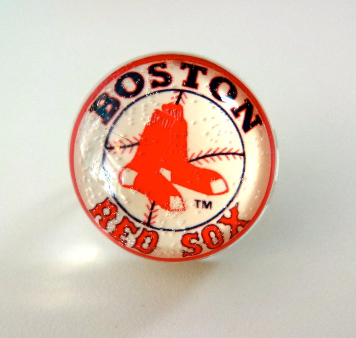 Red Sox Ring Boston Ring Boston Red Sox Jewelry Boston Etsy