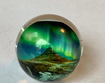 Northern Lights - Northern Lights Ring - Northern Lights Jewelry- Northern Lights Photo - Photo Ring - Ring - Jewelry - Iceland