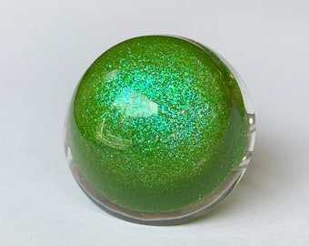 Green Resin Ring - Green Glitter Ring - Ring -Jewelry - Huge Ring - Green - Green Ring - Cocktail Ring - Green Cocktail Ring - Shamrock