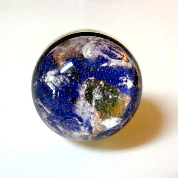 Earth Ring - Planet Earth Jewelry - Space Ring - Earth Day - Out of this World - Photo Ring - Earth - Solar System - Globe Ring - NASA