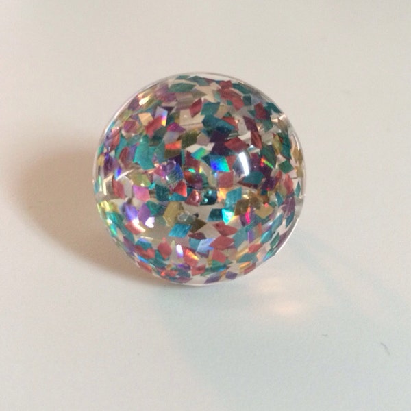 Snow Globe Ring Etsy