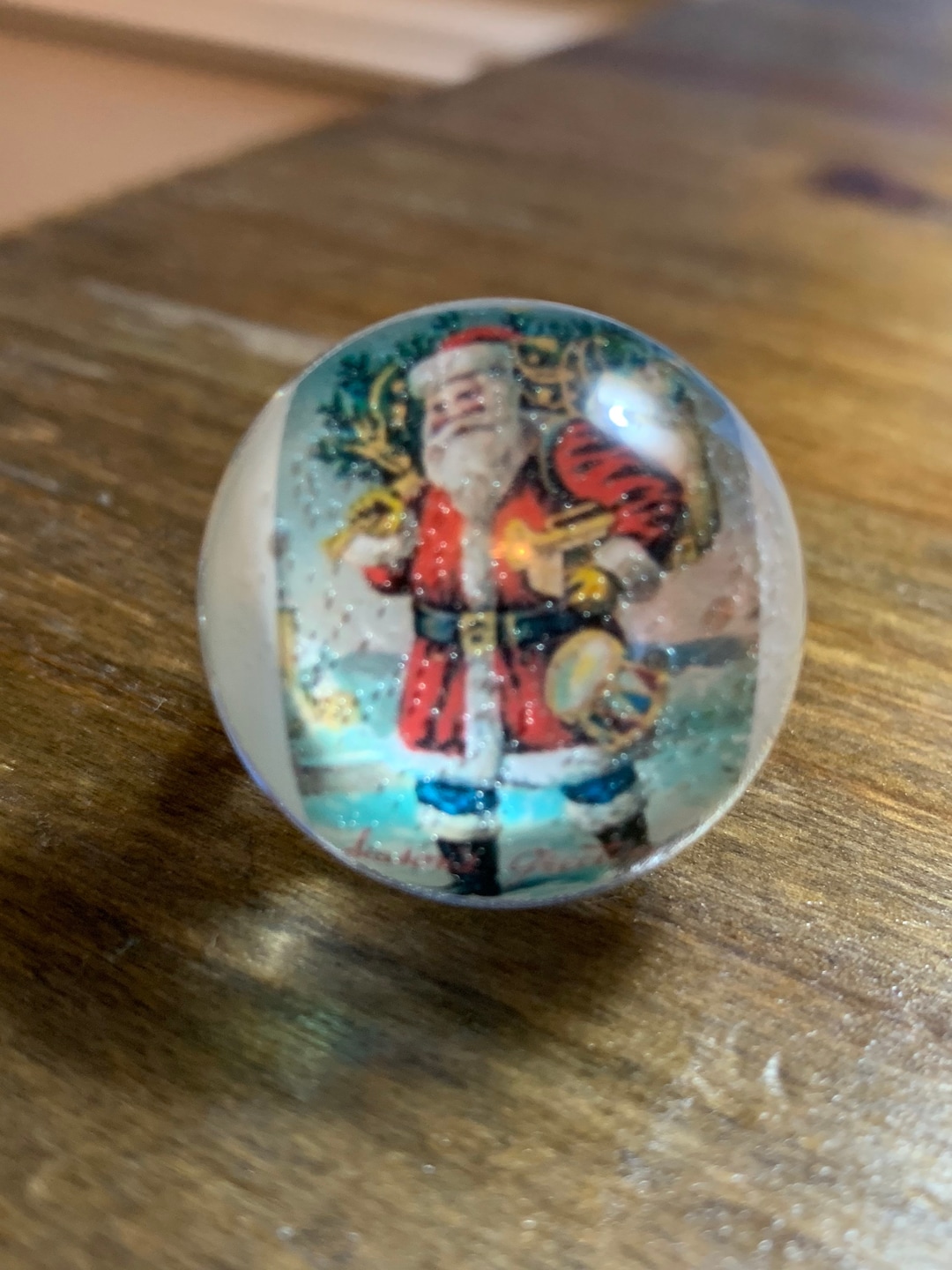 Santa Claus Ring Vintage Santa Santa Claus Christmas Ring Santa Jewelry