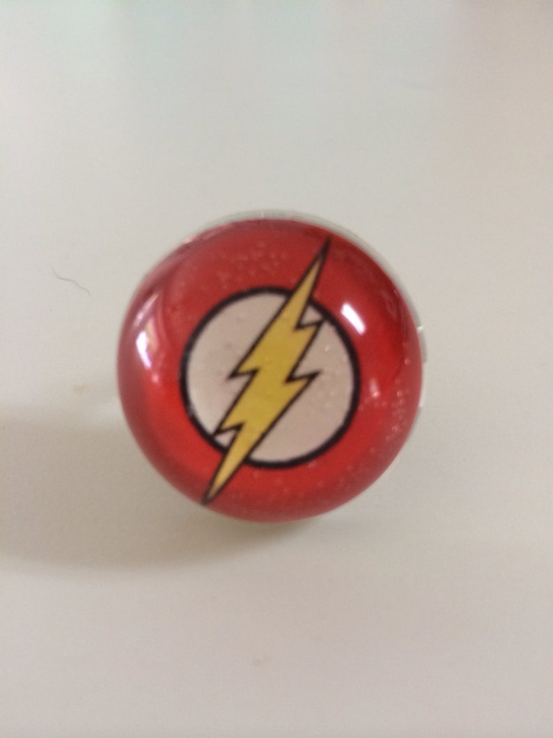 The Flash Ring Flash Gordon Super Heroes Ring the Etsy