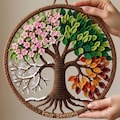 Four Seasons Tree of Life Crochet Pattern PDF, Crochet Wall Hanging Pattern, Boho Fiber Art, DIY Home Decor Gift, Wall Art instant Download product logo