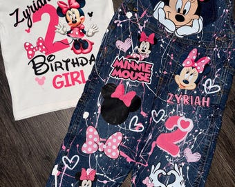 Custom Minnie Mouse Birthday Outfit