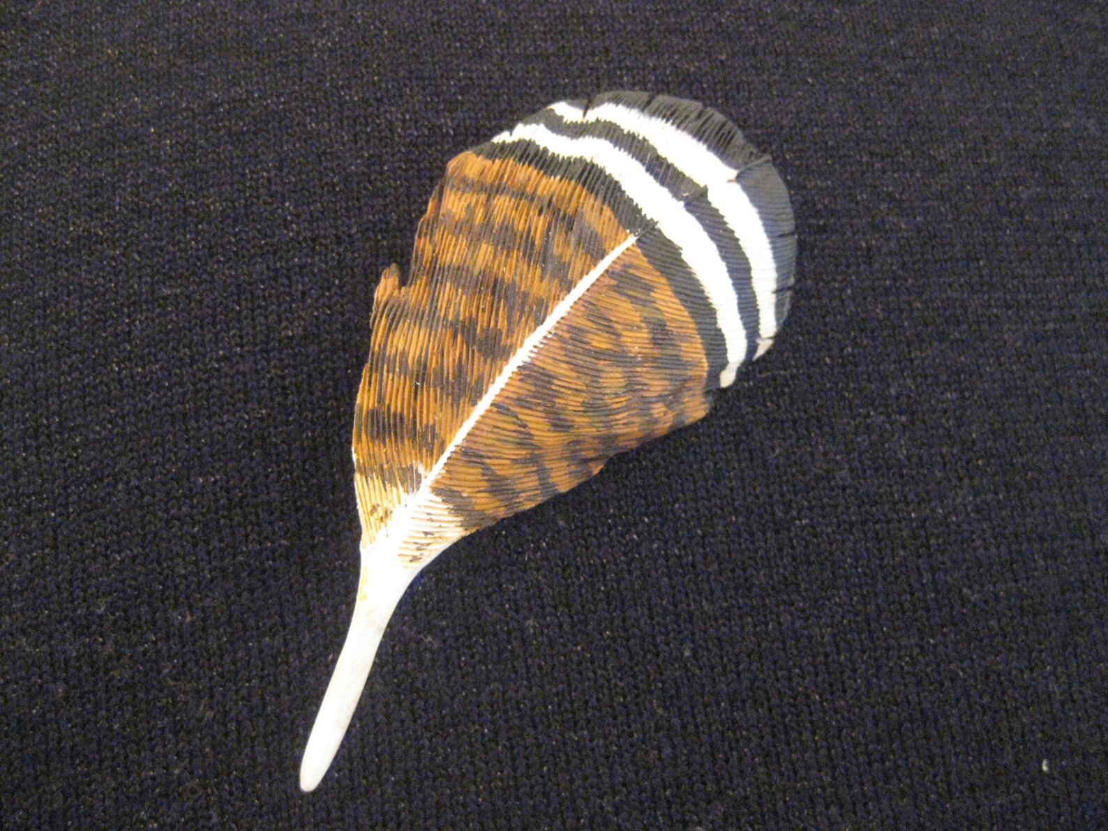Wood Duck Wooden Feather Pin side pocket or flank feather Etsy