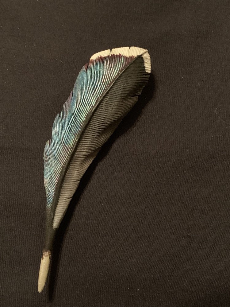 Wood Duck Wooden Feather Pinwing feather Etsy