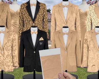 Jenny Yoo Color Suit Tuxedo Coat Blazer made to match Bridesmaid Colors - For Grooms & Groomsmen - Made to Order Wedding One Button Notch