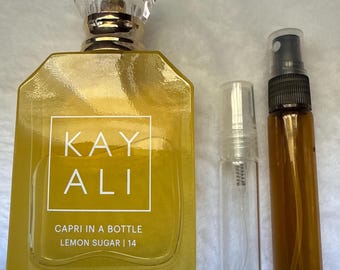 Capri in a bottle, Lemon Sugar by Kayali EDP Perfume Decants sample 5ml 10ml