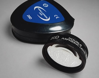 Lente de diagnóstico oftálmico Volk Copy 20D doble asférica / 20D en caja exclusiva.