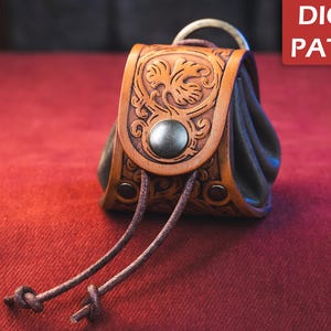 Kleine Geldbörse aus Leder - DIGITALES PDF-MUSTER