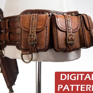 Steampunk Utility Belt  - DIGITAL PDF PATTERN -