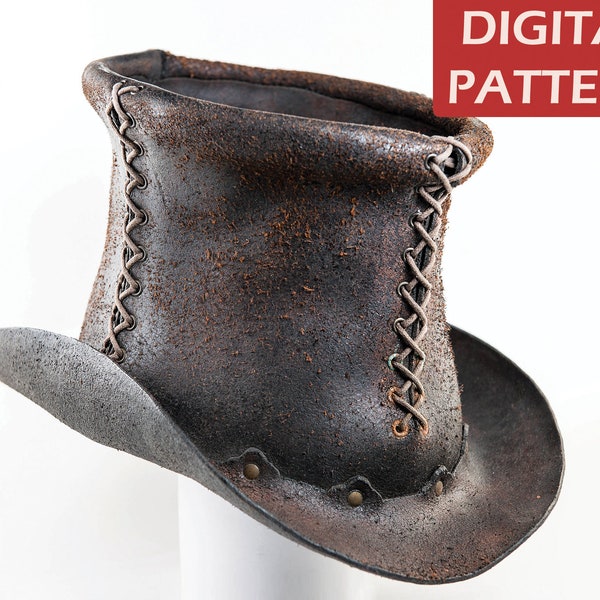 Leather Top Hat - DIGITAL PDF PATTERN