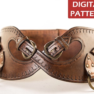 Crossed Buckles Belt  - DIGITAL PDF PATTERN -